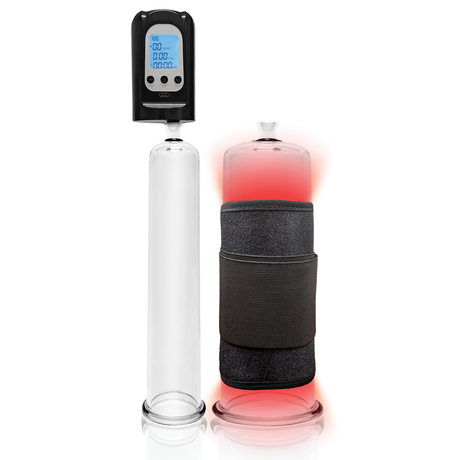 STIMULATE red light therapy wrap on Auto G.R.O pump cylinder